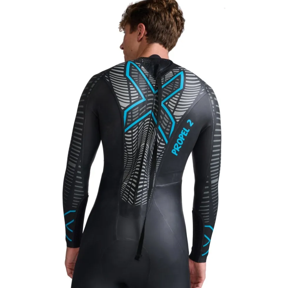 2XU Propel P:2 Wetsuit Heren - black/aloha