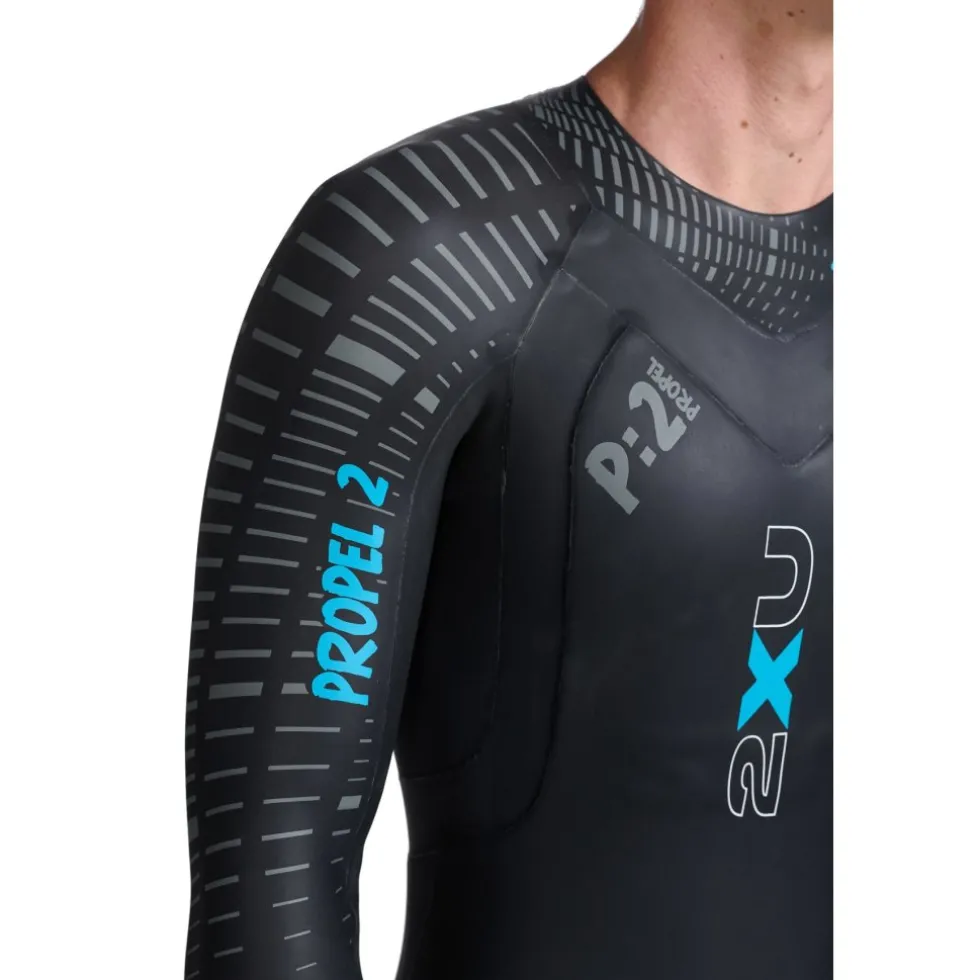 2XU Propel P:2 Wetsuit Heren - black/aloha