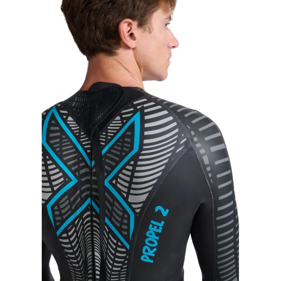 2XU Propel P:2 Wetsuit Heren - black/aloha