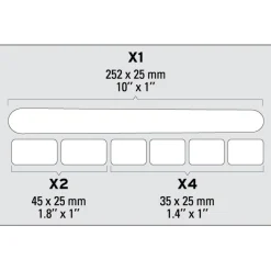 Zéfal Frame Safety Sticker Skin Armor Set S - clear