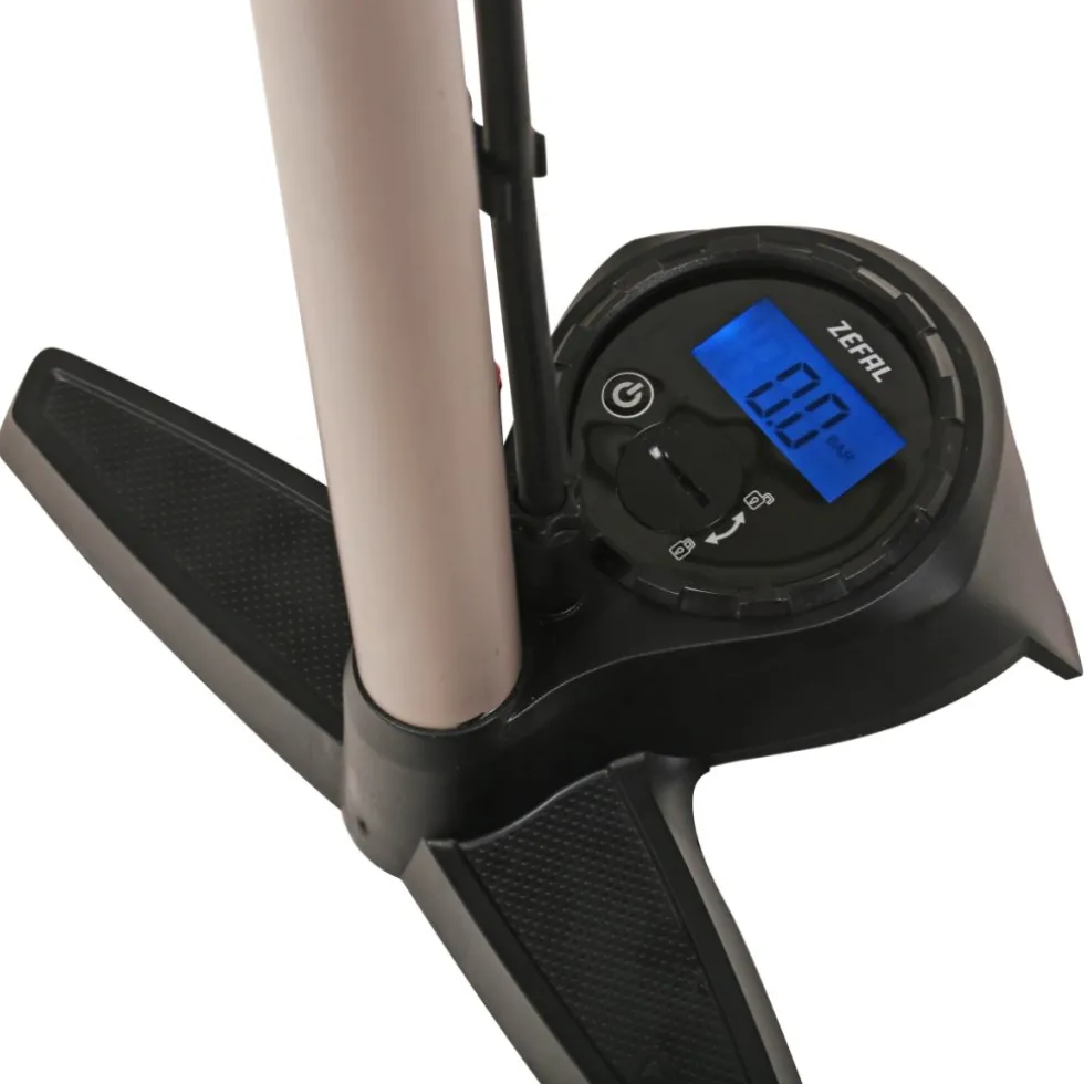 Zéfal Profil Max FP65 Z-Turn Floor Pump - silver