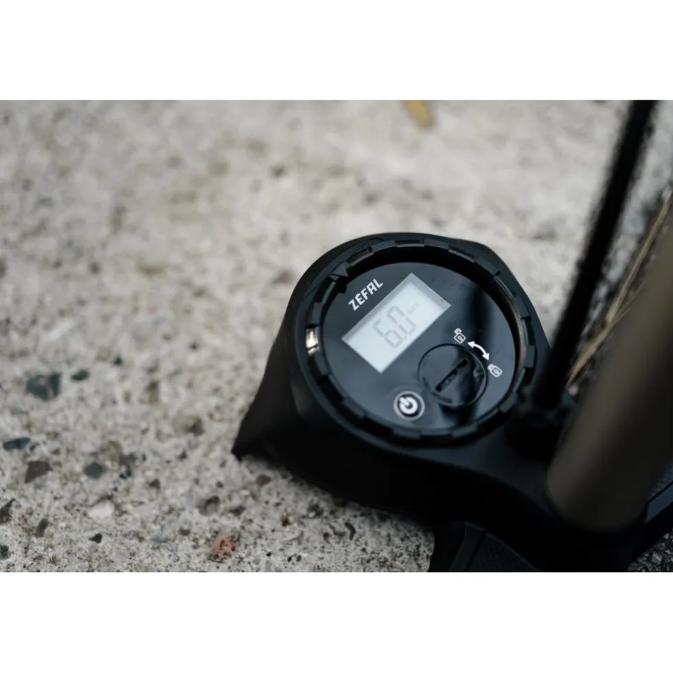 Zéfal Profil Max FP65 Z-Turn Floor Pump - silver