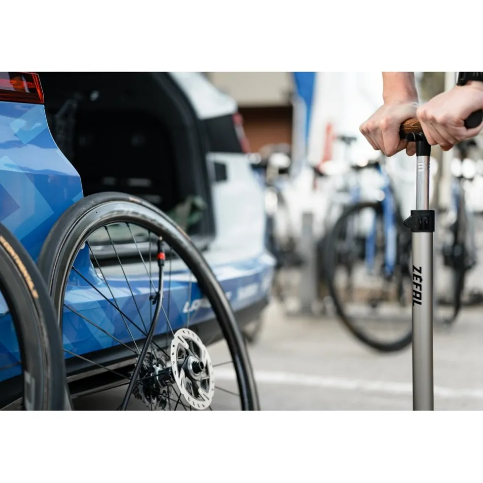 Zéfal Profil Max FP65 Z-Turn Floor Pump - silver