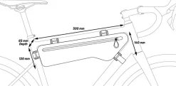 Zéfal Z Adventure C4 Frame Tas - 4.2L