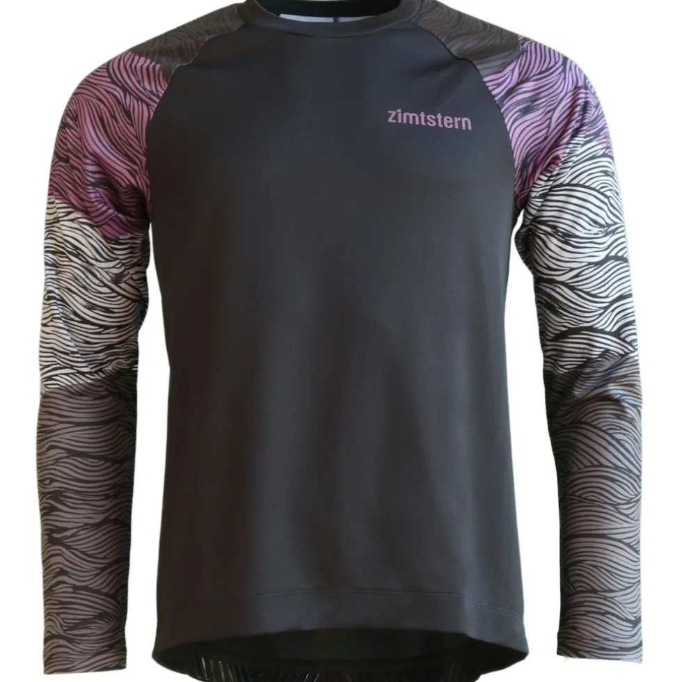 Zimtstern Braapz MTB Shirt Met Lange Mouwen Heren - Pirate Black