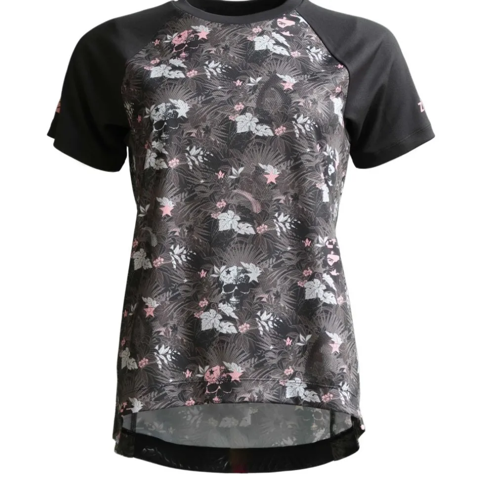 Zimtstern Braapz MTB Shirt met Korte Mouwen Dames - Pirate Black - W10283