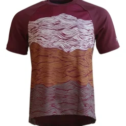 Mtb-Shirts < Zimtstern Braapz TB hirt et Korte ouwen Heren - Windor Wine