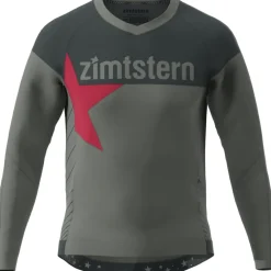 Zimtstern Bulletz MTB-Fietsshirt met lange mouwen Kinderen - Gun Metal/Pirate Black