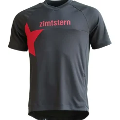 Zimtstern Bulletz MTB Shirt met Korte Mouwen Heren - Pirate Black/Pirate Black