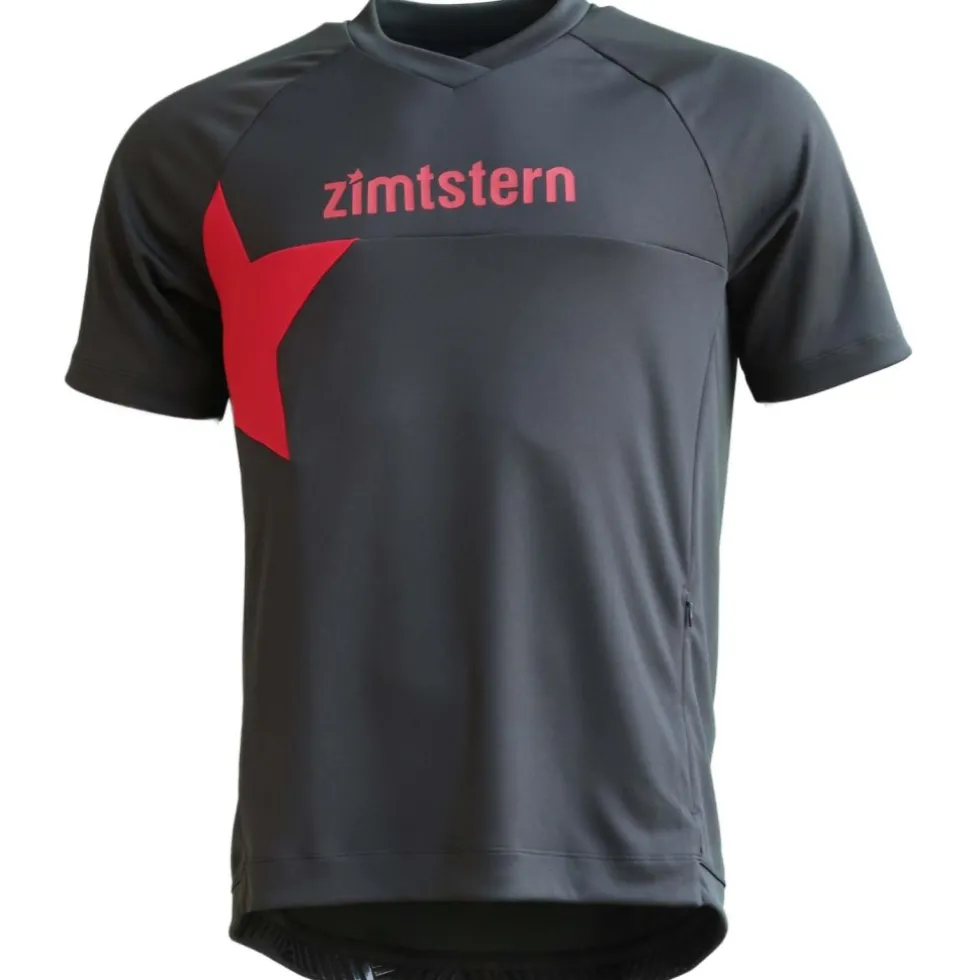 Zimtstern Bulletz MTB Shirt met Korte Mouwen Heren - Pirate Black/Pirate Black