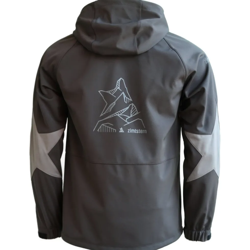 Zimtstern Shelterz Softshell MTB-Jas Heren - Pirate Black/Gun Metal