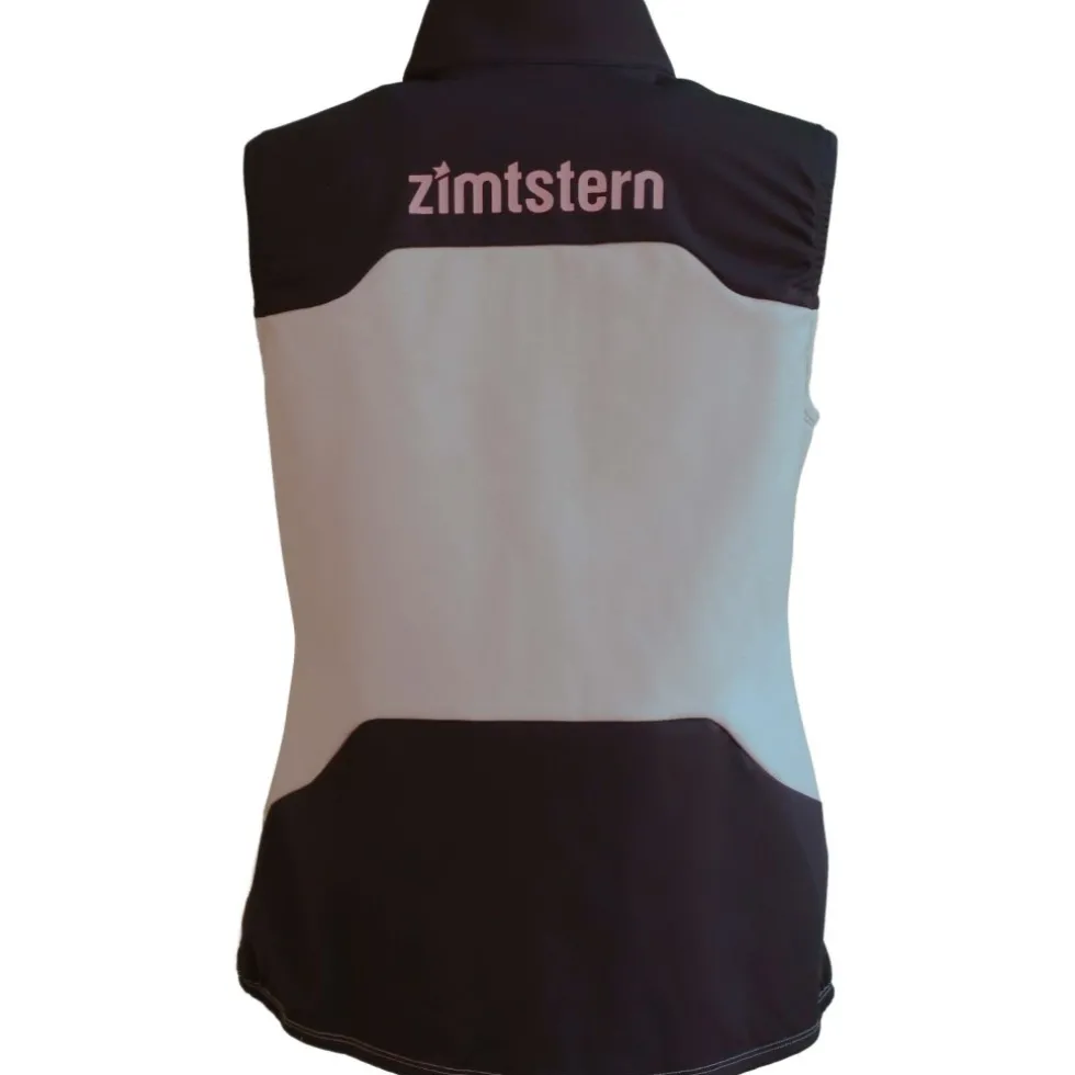 Zimtstern Trailstar Light Vest voor dames - Glacier Grey/Pirate Black