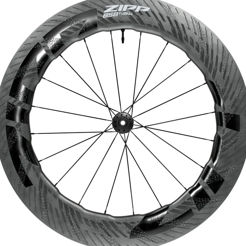 ZIPP 858 NSW Voorwiel (ZR1 SL) - 28" | Carbon | Hookless | Centerlock - 12x100mm