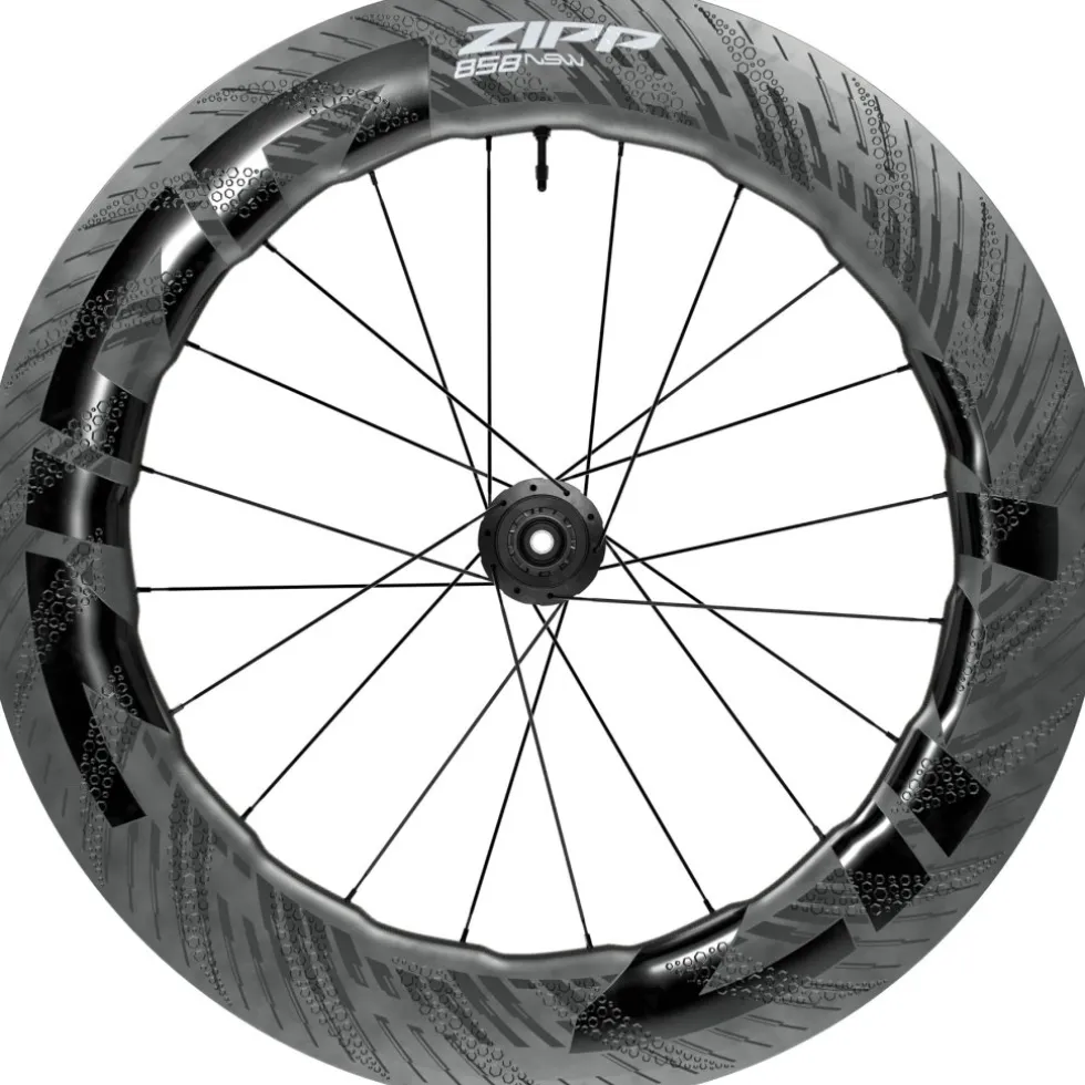 ZIPP 858 NSW Achterwiel (ZR1 SL) - 28" | Carbon | Hookless | Centerlock - 12x142mm - HG