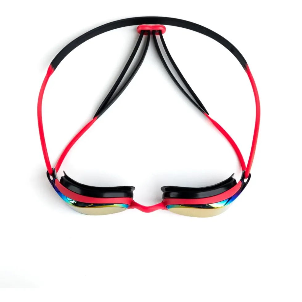 Zoggs Fusion Air Titanium Zwembril - Red/Black - Mirror Red