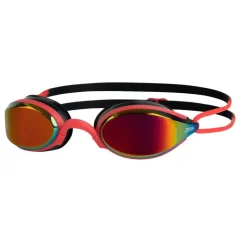 Zoggs Fusion Air Titanium Zwembril - Red/Black - Mirror Red