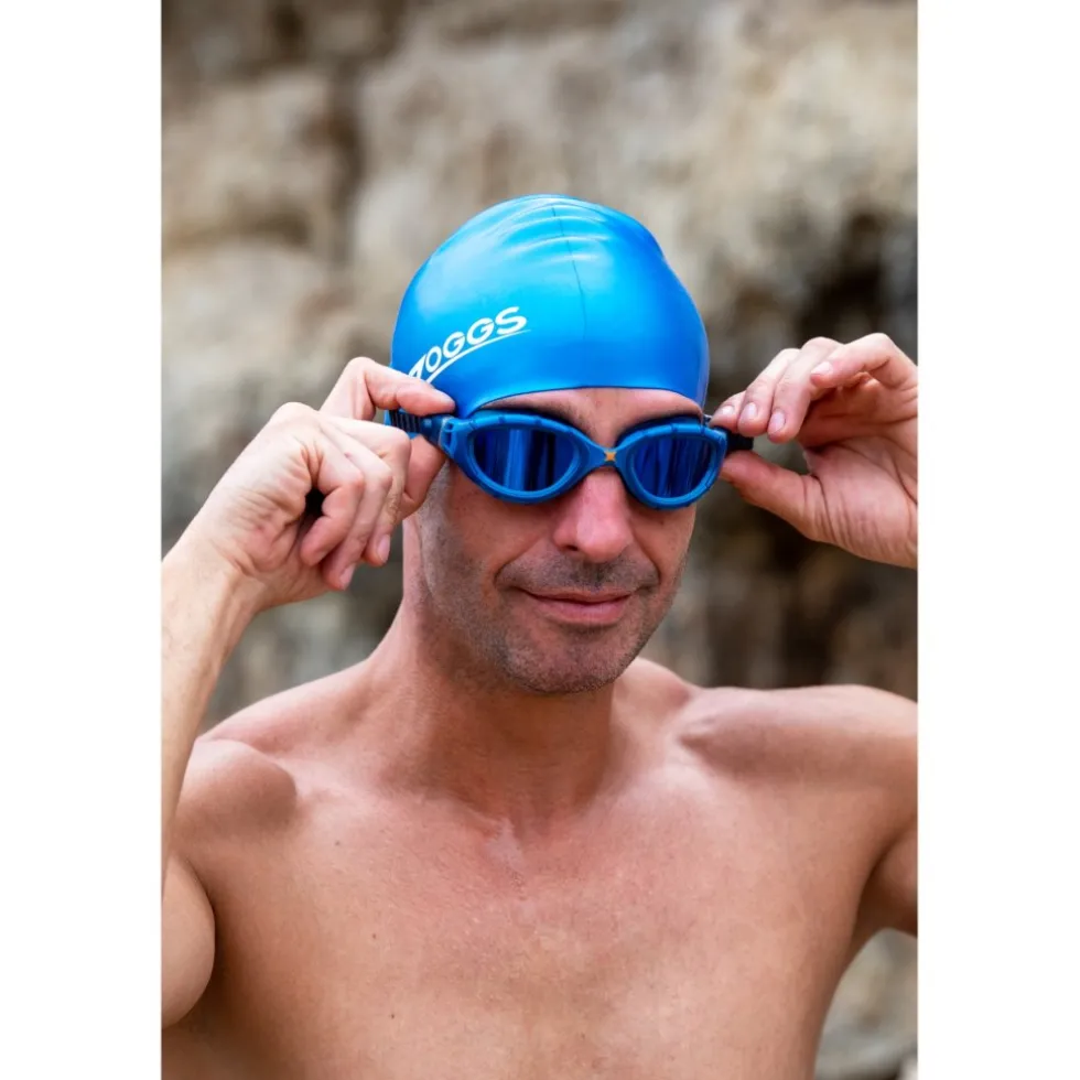 Zoggs Predator Flex Titanium Zwembril - Regular Fit - Blue/Blue - Mirror Blue