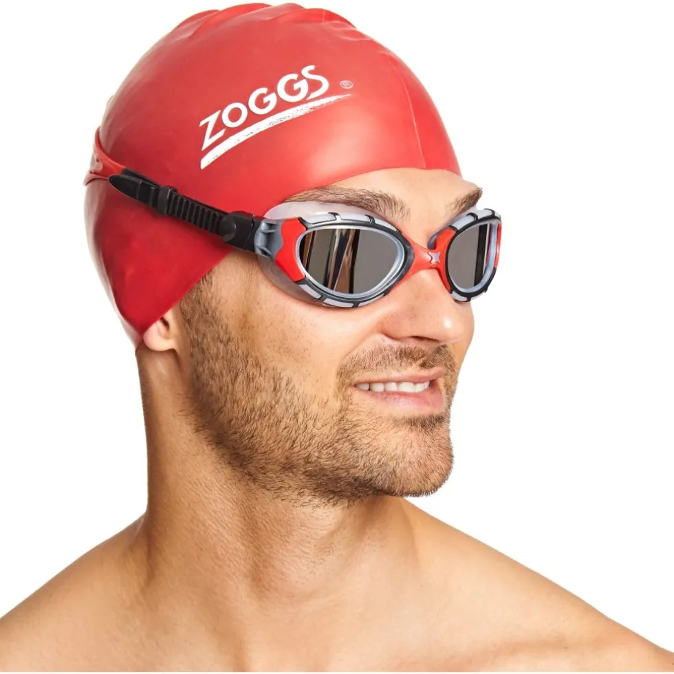 Zoggs Predator Flex Titanium Zwembril - Regular Fit - Blue/Blue - Mirror Blue