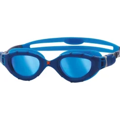 Zoggs Predator Flex Titanium Zwembril - Regular Fit - Blue/Blue - Mirror Blue
