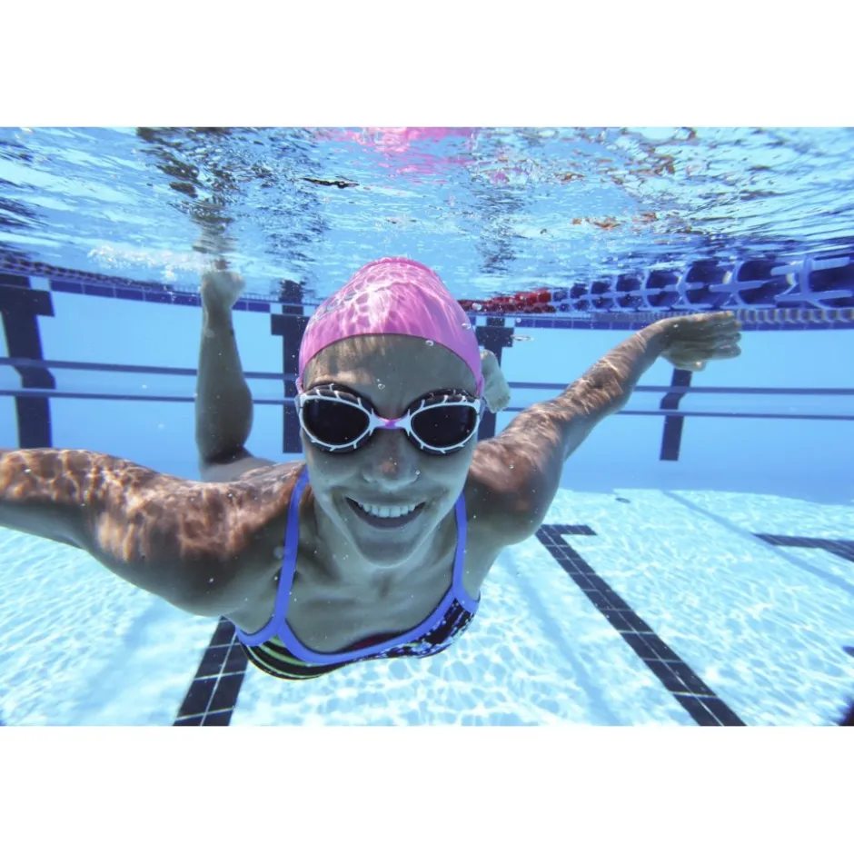 Zwembrillen|Zwembrillen < Zoggs Predator Zwembril - Regular Fit - Pink/White - Tint Smoke