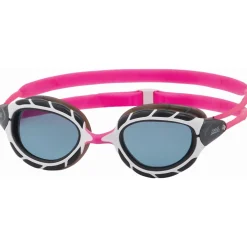 Zoggs Predator Zwembril - Small Fit - Pink/White - Tint Smoke