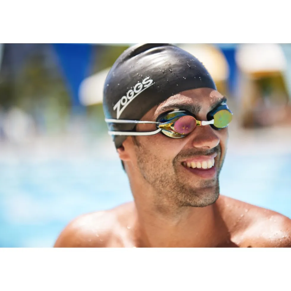 Zoggs Racer Titanium Zwembril - Blue/Light Blue - Mirror Clear
