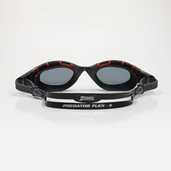 Zoggs Predator Flex Polarized Zwembril - Black/Red - Polarized Smoke