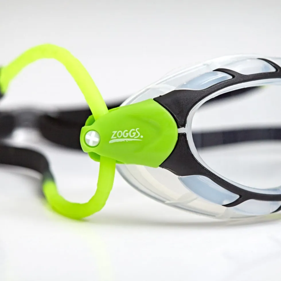 Zoggs Predator Zwembril - Regular Fit - Black/Green - Clear