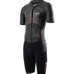 Zone3 Evolution Swimrun Wetsuit Heren - zwart/oranje/gunmetal