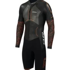 Zone3 Evolution Swimrun Wetsuit Heren - zwart/oranje/gunmetal