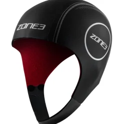 Zone3 Heat-Tech Neopren Badmuts - black/silver/red