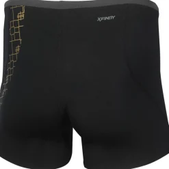 Wedstrijd Zwemkleding < Zone3 Iconic Zwemshort Heren - zwart/grijs/goud