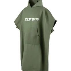 Zone3 Microfibre Wisselmantel - khaki/wit