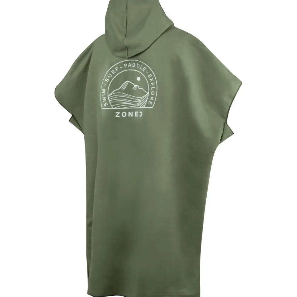 Zone3 Microfibre Wisselmantel - khaki/wit