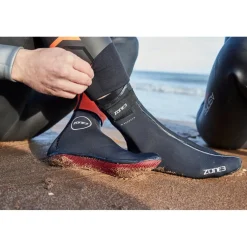 Zone3 Neopreen Heat-Tech Verwarmend Zwemsokken - zwart/rood/wit