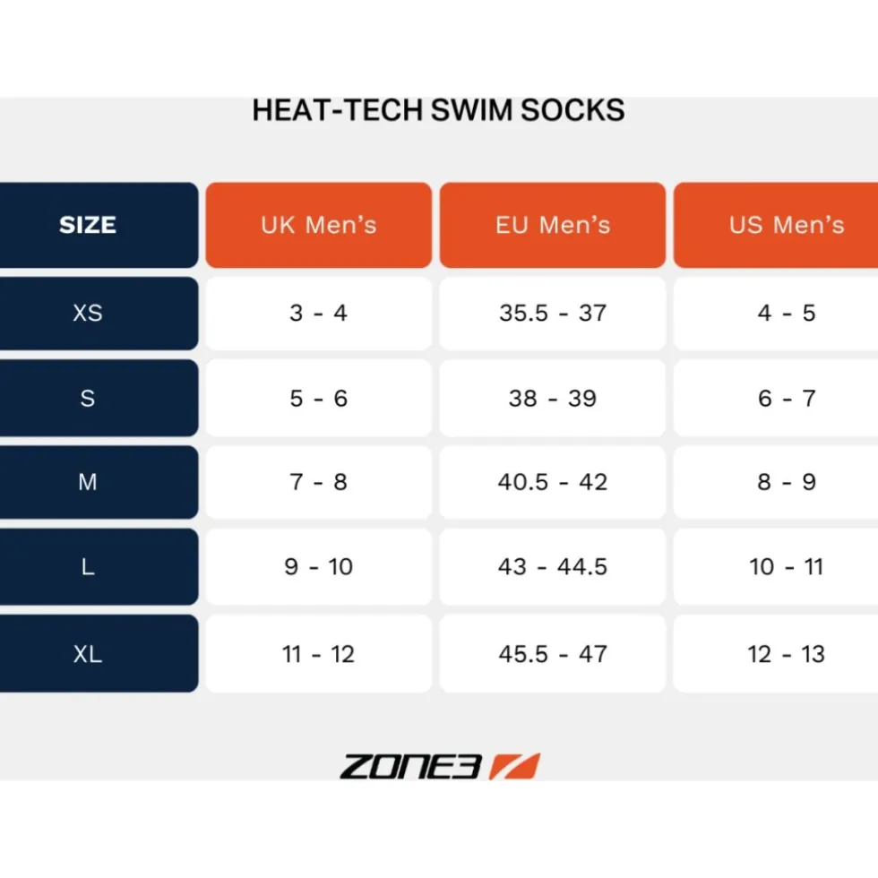 Zone3 Neopreen Heat-Tech Verwarmend Zwemsokken - zwart/rood/wit