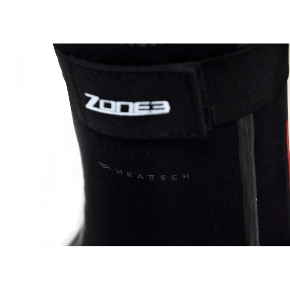Zone3 Neopreen Heat-Tech Verwarmend Zwemsokken - zwart/rood/wit