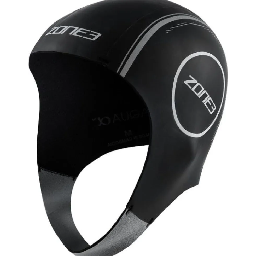 Zone3 Neoprene Badmuts - zwart/zilver