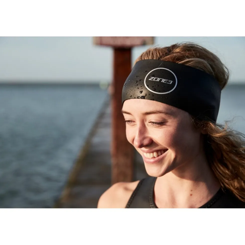 Zone3 Neoprene Hoofdband - zwart/wir