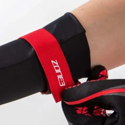 Zone3 Neoprene Zwemhandschoenen - zwart/rood/wit