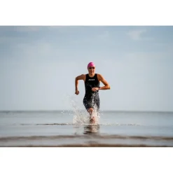 Zone3 Streamline Zwempak zonder Mouwen Dames - zwart/paars