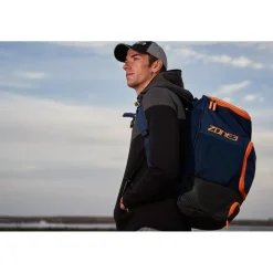 Zone3 Transition Rugzak 40l - navy/orange/grey