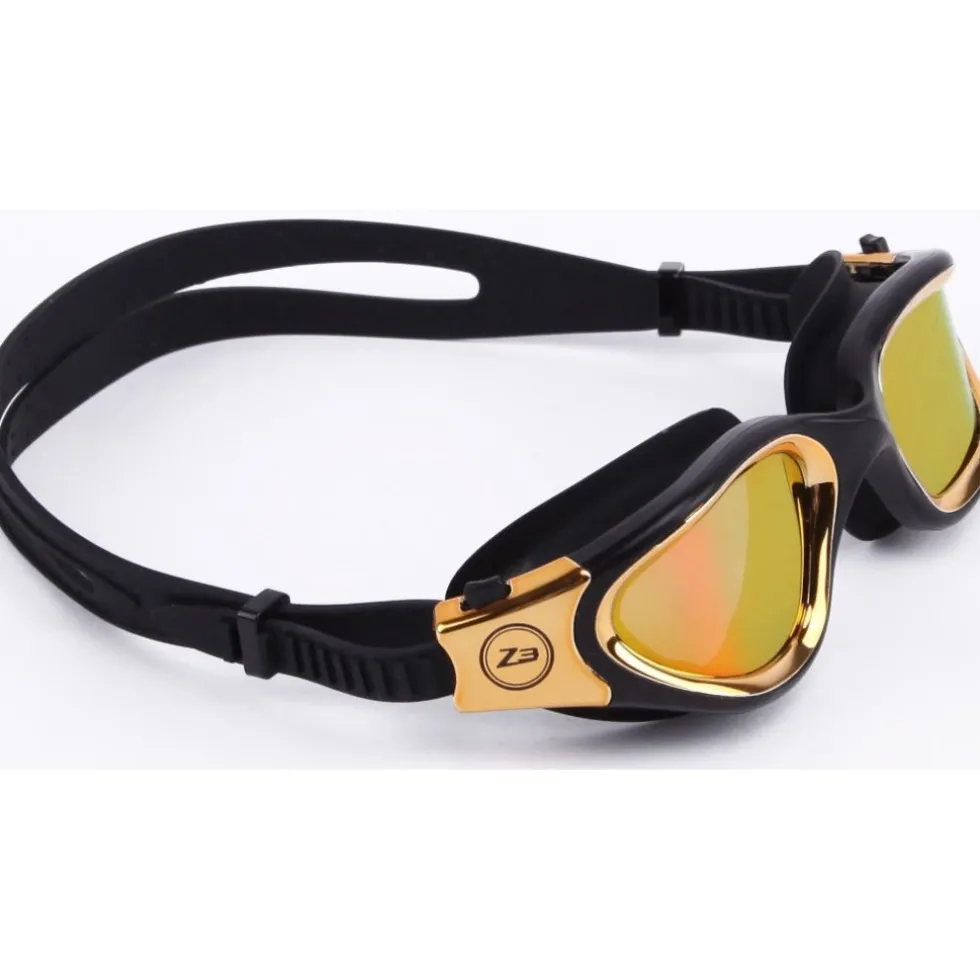 Zone3 Vapour Zwembril - Polarized - zwart/goud