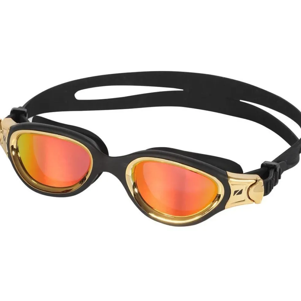 Zone3 Venator-X Zwembril - Gepolariseerd - black/metallic gold - polarized revo gold lens