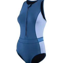 Zone3 Yulex® Badpak zonder mouwen - multi blue/white