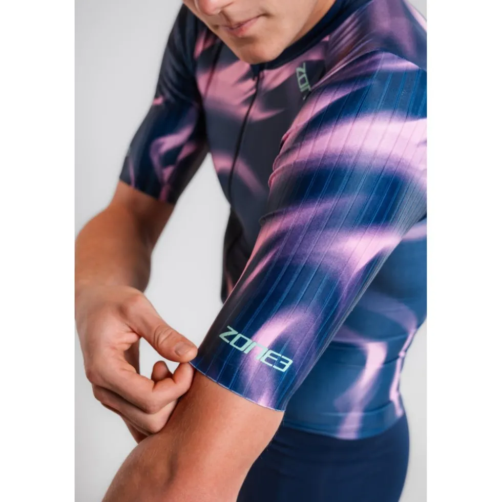 Zone3 Activate+ Trisuit met korte mouwen voor heren - print