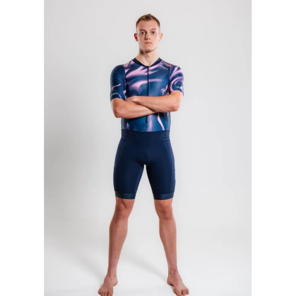 Zone3 Activate+ Trisuit met korte mouwen voor heren - print