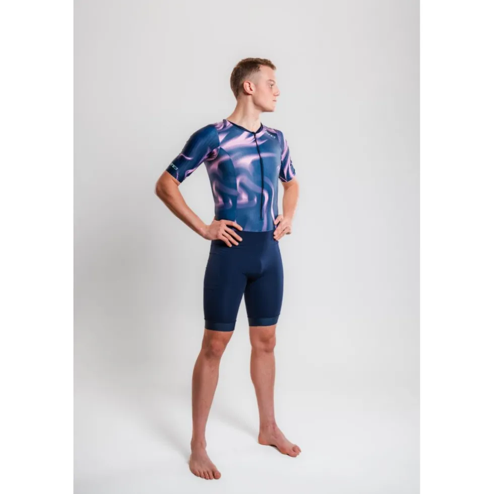 Zone3 Activate+ Trisuit met korte mouwen voor heren - print