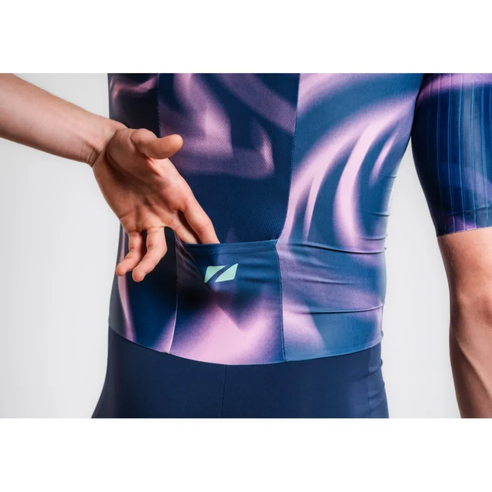 Zone3 Activate+ Trisuit met korte mouwen voor heren - print
