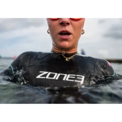 Zone3 Agile Wetsuit Dames - zwart/roze/turquoise